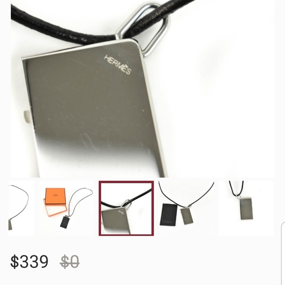 Hermes Symbole pendant and necklace - Picture 4 of 8